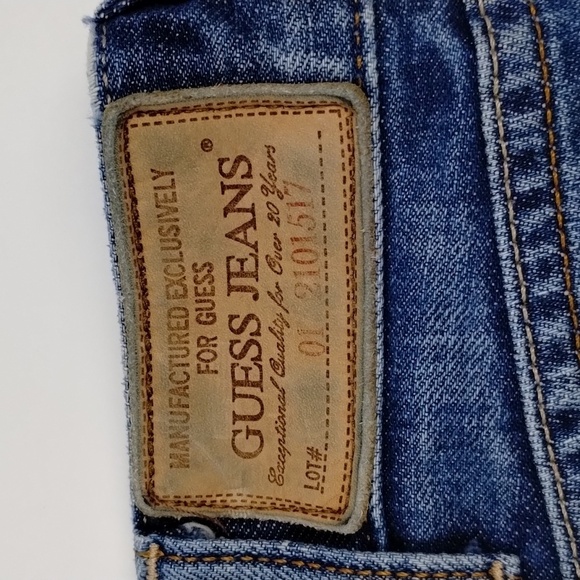 Guess women's size 31 bootcut jeans 34" inseam y2k - Picture 6 of 13